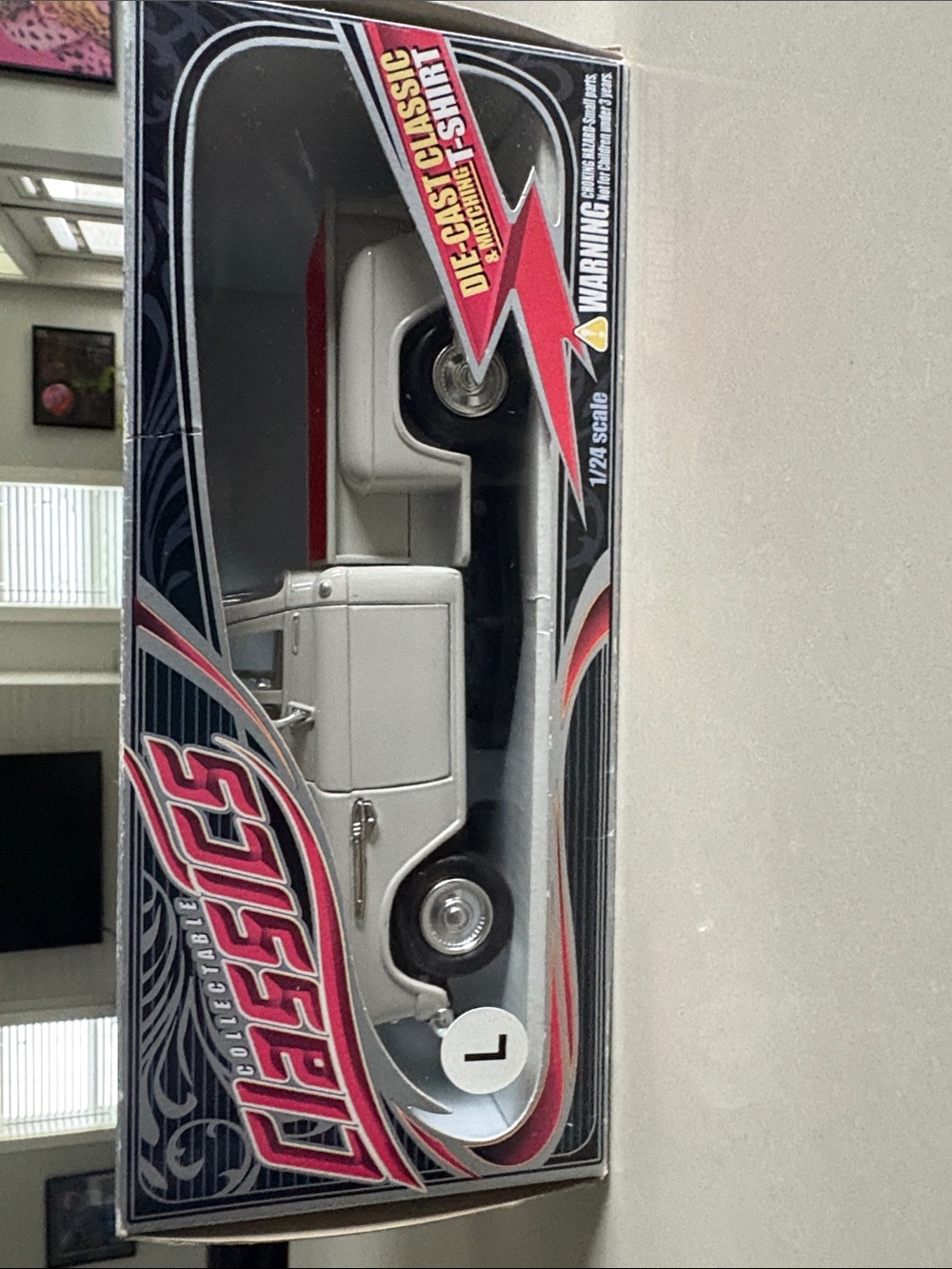 Classic Die-Cast Collectible Car Model - White
